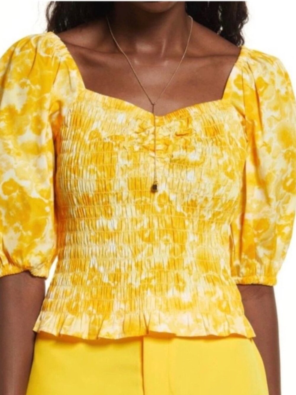 Open Edit Baloon Puff Sleeve Top